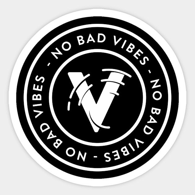 No bad vibes Sticker by WordFandom